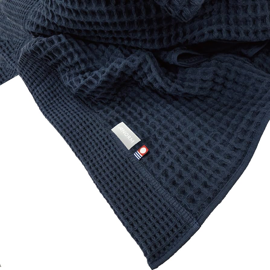 ネイビー　ワッフルケット　シングル　タオルケット　今治タオル　日本 今治タオル 今治 ワッフルケット シングル / おしゃれ 今治